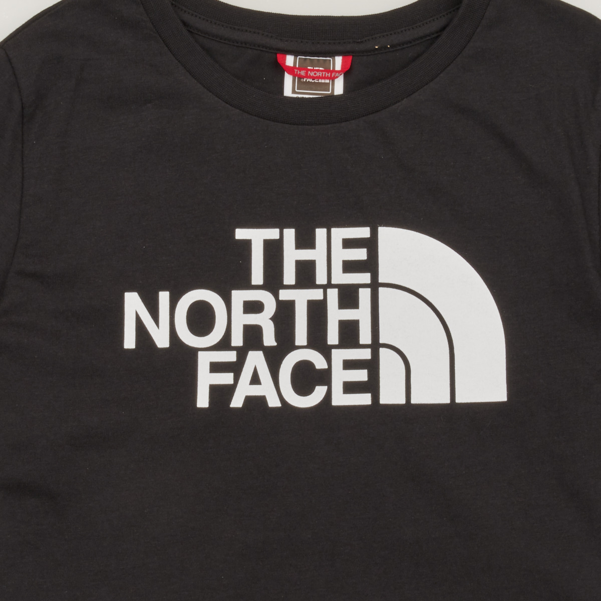 T-shirt ragazza The North Face Girls S/S Crop Easy Tee Nero T-shirt maniche corte Bambina - Imagen 3